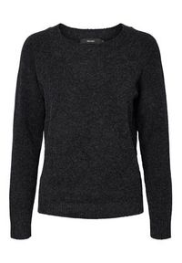 Vero Moda Sweter 10201022 Czarny Regular Fit. Kolor: czarny. Materiał: syntetyk #3