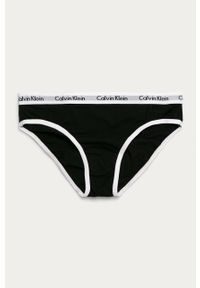 Calvin Klein Underwear - Figi dziecięce (2-pack). Kolor: czarny. Materiał: bawełna, dzianina, elastan. Wzór: gładki #1