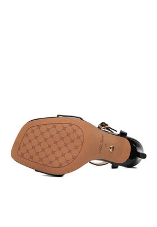 Nine West Sandały CEO-CR436-T8637 Czarny. Kolor: czarny. Materiał: materiał