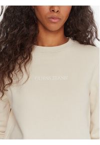 Guess Jeans Bluza W4YQ10 KC811 Beżowy Regular Fit. Kolor: beżowy. Materiał: bawełna #4