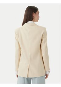 Hugo - HUGO Marynarka Anetali 50560000 Beżowy Oversize. Kolor: beżowy. Materiał: syntetyk #2