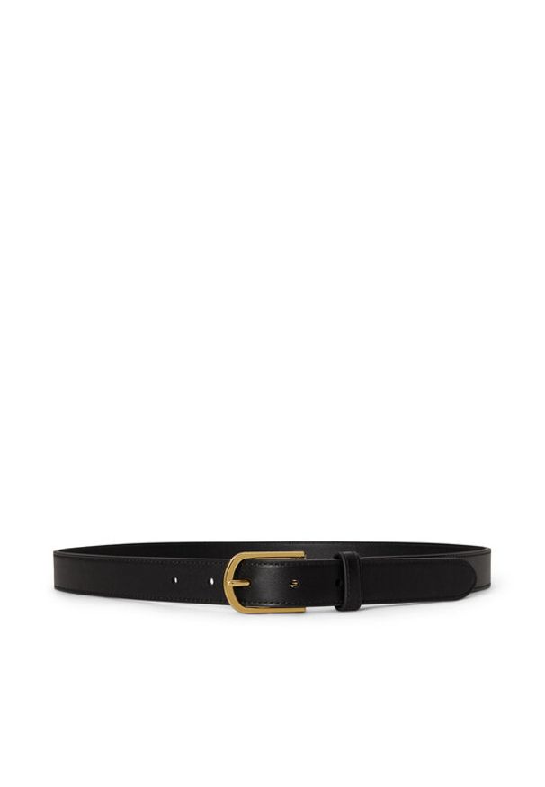 Lauren Ralph Lauren - LAUREN RALPH LAUREN Pasek 412P15694002 Czarny. Kolor: czarny. Materiał: skóra