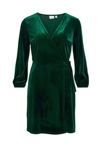 Vila Sukienka koktajlowa 14092621 Zielony Regular Fit. Kolor: zielony. Materiał: syntetyk. Styl: wizytowy #6