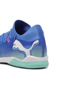 Puma - Buty piłkarskie FUTURE 7 MATCH IT PUMA. Kolor: biały, wielokolorowy, niebieski, zielony. Szerokość cholewki: normalna. Sport: piłka nożna