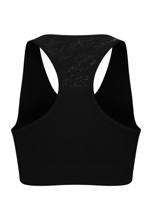 Biustonosz sportowy Odlo Bralette ESSENTIAL PRINT. Kolor: czarny. Wzór: nadruk