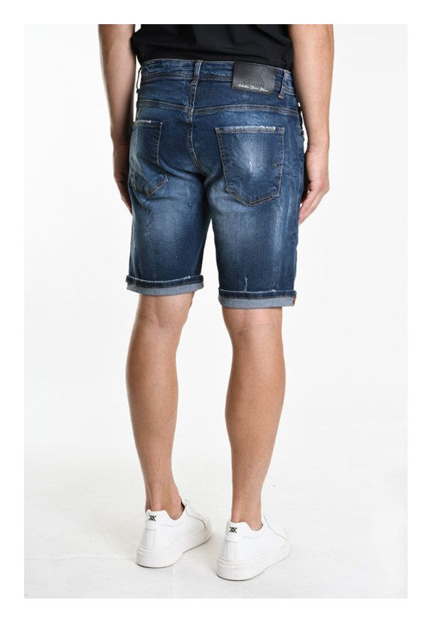 Xagon Man Szorty | P25032UM256Z | Mężczyzna | Niebieski. Okazja: na co dzień, na spacer. Kolor: niebieski. Materiał: bawełna, elastan. Długość: długie. Styl: vintage, casual, klasyczny, elegancki