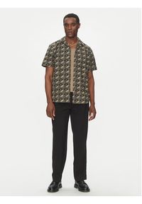 Hugo - HUGO Koszula Ellino 50539705 Czarny Relaxed Fit. Kolor: czarny. Materiał: bawełna #4