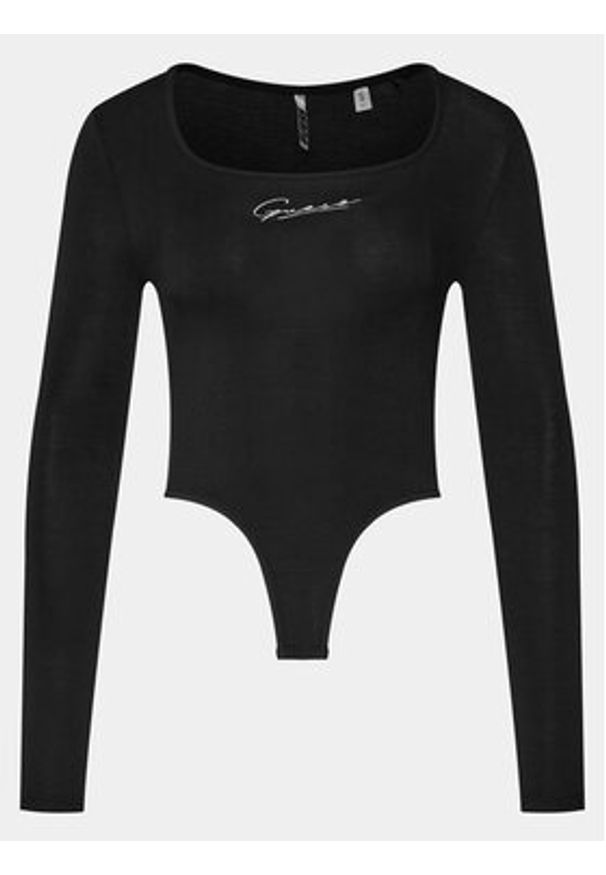 Guess Body Allycia V4RP05 KC2V0 Czarny Slim Fit. Kolor: czarny. Materiał: syntetyk