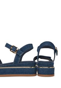 TOMMY HILFIGER - Tommy Hilfiger Sandały T3A2-33788-1828 S Granatowy. Kolor: niebieski. Materiał: materiał
