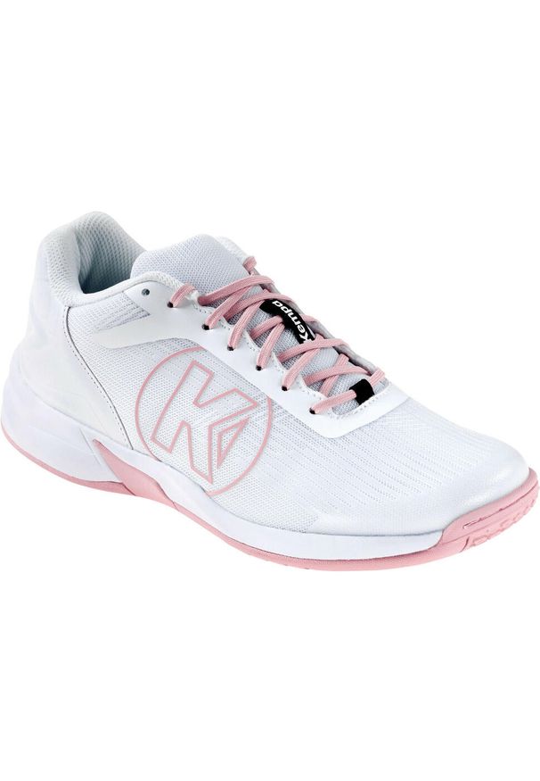 KEMPA - Buty halowe damskie Kempa Attack 2.0. Kolor: biały, różowy, wielokolorowy. Sport: fitness