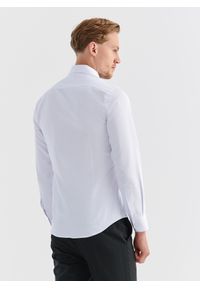 Pako Lorente - PAKO LORENTE – Biała gładka elegancka koszula męska. Typ kołnierza: kołnierzyk klasyczny. Kolor: biały. Materiał: bawełna, poliester. Długość rękawa: długi rękaw. Długość: długie. Wzór: gładki. Styl: elegancki #4