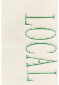 Local Heroes - Spodnie. Kolor: biały. Materiał: dzianina #2