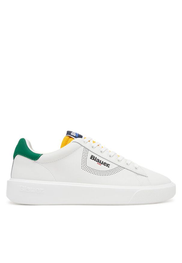 Blauer Sneakersy S5BUCK03/LES Biały. Kolor: biały. Materiał: skóra