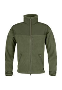 Kurtka polarowa męska Helikon-Tex Classic Army Fleece. Kolor: zielony. Materiał: polar. Sport: turystyka piesza