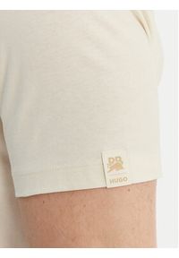 Hugo - HUGO T-Shirt Dlix_RB 50559696 Écru Regular Fit. Materiał: bawełna #4