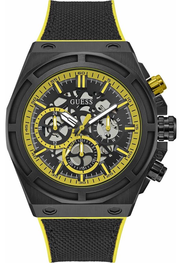 Zegarek Guess Zegarek męski GW0713G2 czarny. Kolor: czarny