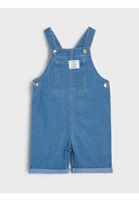 Sinsay - Jeansowe szorty ogrodniczki - Inny. Materiał: jeans #1