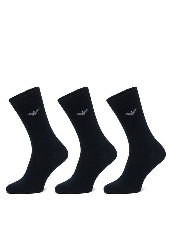 Skarpety długie Emporio Armani Underwear. Kolor: niebieski