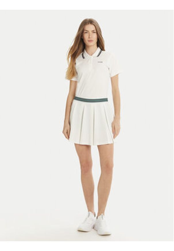 Guess Polo V5GP06 KCOK1 Biały Regular Fit. Typ kołnierza: polo. Kolor: biały. Materiał: bawełna