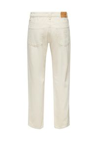 Only & Sons Jeansy 22025917 Biały Loose Fit. Kolor: biały #2