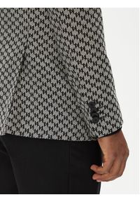 Karl Lagerfeld - KARL LAGERFELD Marynarka 155106 553115 Szary Regular Fit. Typ kołnierza: dekolt w karo. Kolor: szary. Materiał: wiskoza #5