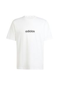 Adidas - Koszulka Essentials Linear Single. Kolor: czarny, biały, wielokolorowy. Sport: fitness