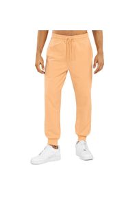 Spodnie dresowe Lifestyle męskie SIROKO Serenity. Kolor: pomarańczowy. Materiał: dresówka. Sport: fitness #1