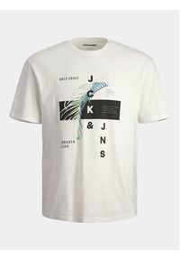 Jack & Jones - Jack&Jones T-Shirt Jjclarc 12247768 Biały Relaxed Fit. Kolor: biały. Materiał: bawełna #6