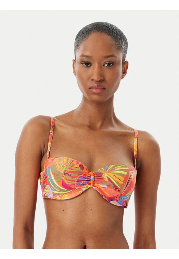 SELMARK - Selmark Góra od bikini BN916 Pomarańczowy. Kolor: pomarańczowy. Materiał: syntetyk