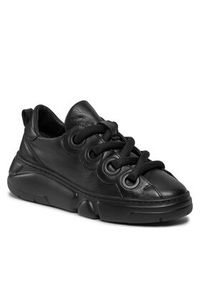 AGL Sneakersy Magic Bubble D938049PGSOFTY0000 Czarny. Kolor: czarny. Materiał: skóra