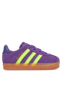 Adidas - adidas Sneakersy Gazelle Comfort Closure JP7136 Fioletowy. Kolor: fioletowy. Materiał: skóra, zamsz. Model: Adidas Gazelle