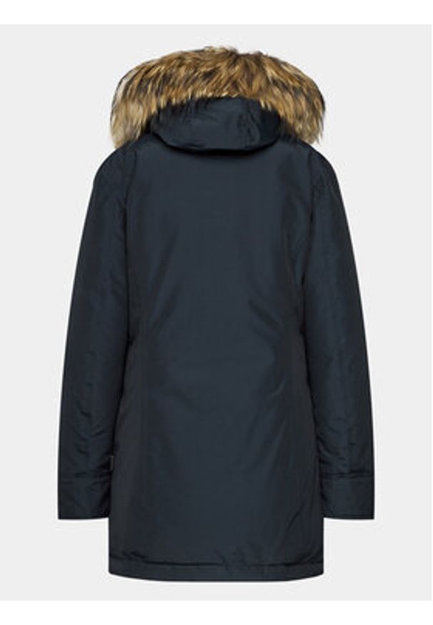 Woolrich Kurtka puchowa Arctic Raccoon CFWWOU0538FRUT0001 Granatowy Regular Fit. Kolor: niebieski. Materiał: syntetyk, bawełna