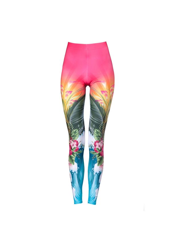 Legginsy sportowe damskie DEEP TRIP Aloha. Kolor: wielokolorowy