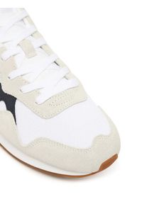 TOMMY HILFIGER - Tommy Hilfiger Sneakersy Runner Icon Mix FM0FM05679 Écru. Materiał: zamsz, skóra #2