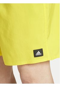 Adidas - adidas Szorty kąpielowe Solid CLX IR6218 Żółty Regular Fit. Kolor: żółty. Materiał: syntetyk #4