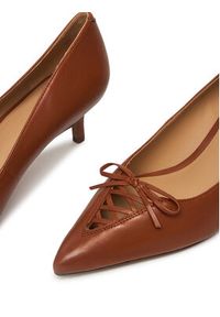Lauren Ralph Lauren - LAUREN RALPH LAUREN Szpilki 802P06371002 Brązowy. Kolor: brązowy. Materiał: skóra. Obcas: na szpilce #2