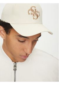 Guess Czapka z daszkiem M5GZ07 WO07T Écru. Materiał: materiał, bawełna