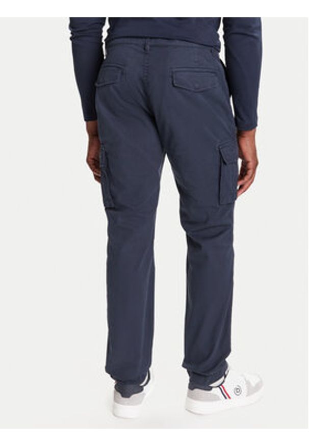 Aeronautica Militare Spodnie materiałowe 252PA1329UCT0244 Granatowy Regular Fit. Kolor: niebieski. Materiał: bawełna