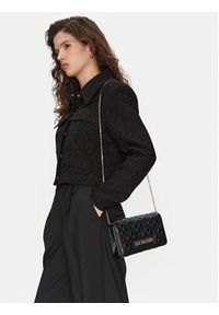 Love Moschino - LOVE MOSCHINO Torebka JC4079PP1MLA0000 Czarny. Kolor: czarny. Materiał: skórzane