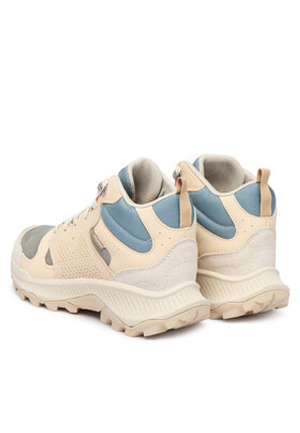 Merrell Trekkingi Tempo Sol Mid J038942 Écru. Kolor: kremowy. Materiał: nubuk, skóra