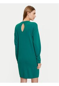United Colors of Benetton - United Colors Of Benetton Sukienka dzianinowa 1044DV01S Zielony Regular Fit. Kolor: zielony. Materiał: wełna #4