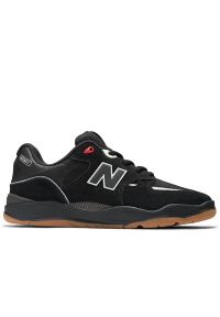 Buty New Balance Numeric NM1010RB - czarne. Kolor: czarny. Materiał: guma, skóra, materiał, tkanina, zamsz. Szerokość cholewki: normalna. Sport: skateboard, fitness, bieganie