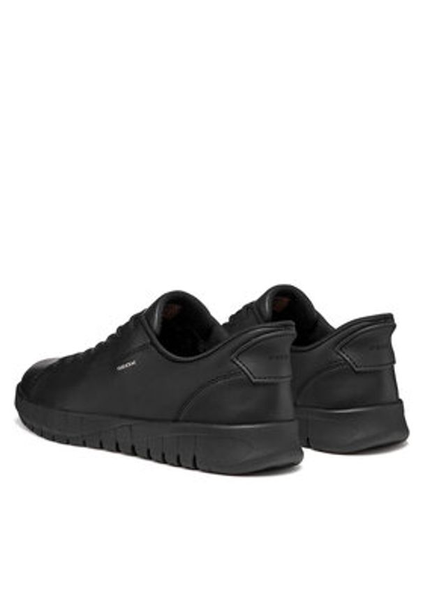 Geox Sneakersy U Flextride Plus U65MAA 0009B C9999 Czarny. Kolor: czarny. Materiał: skóra