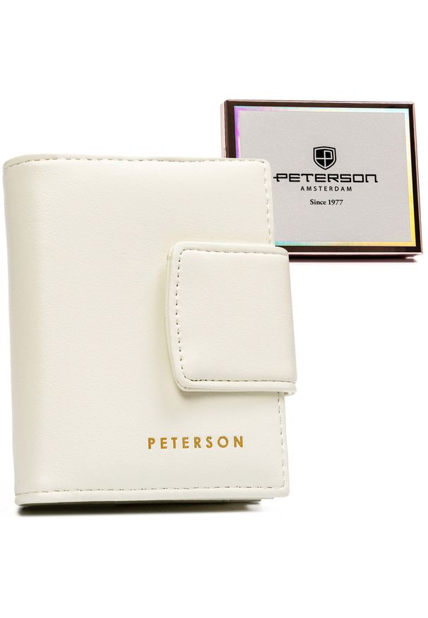 Portfel damski Peterson PTN 42329-F8 biały. Kolor: biały