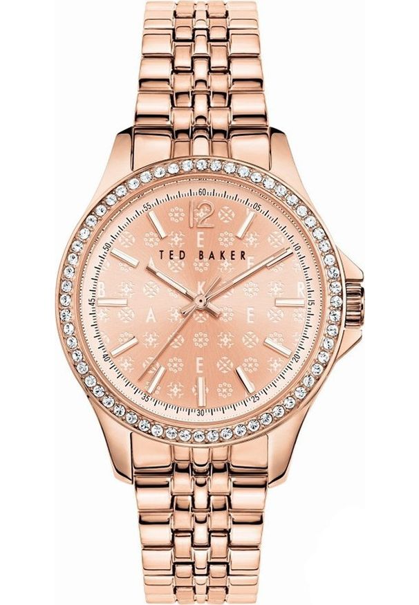 Zegarek Ted Baker Zegarek damski Ted Baker BKPNIF903 różowe złoto. Kolor: złoty, wielokolorowy, różowy