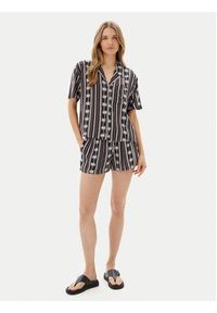 Volcom Koszula Sun Stunner B0412500 Czarny Boxy Fit. Kolor: czarny. Materiał: wiskoza #3