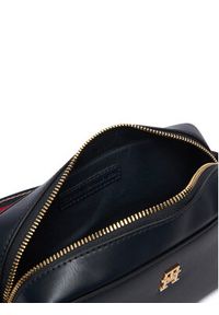 TOMMY HILFIGER - Tommy Hilfiger Torebka Th Joy Camera Bag Corp AW0AW19315 Granatowy. Kolor: niebieski. Materiał: skórzane #5