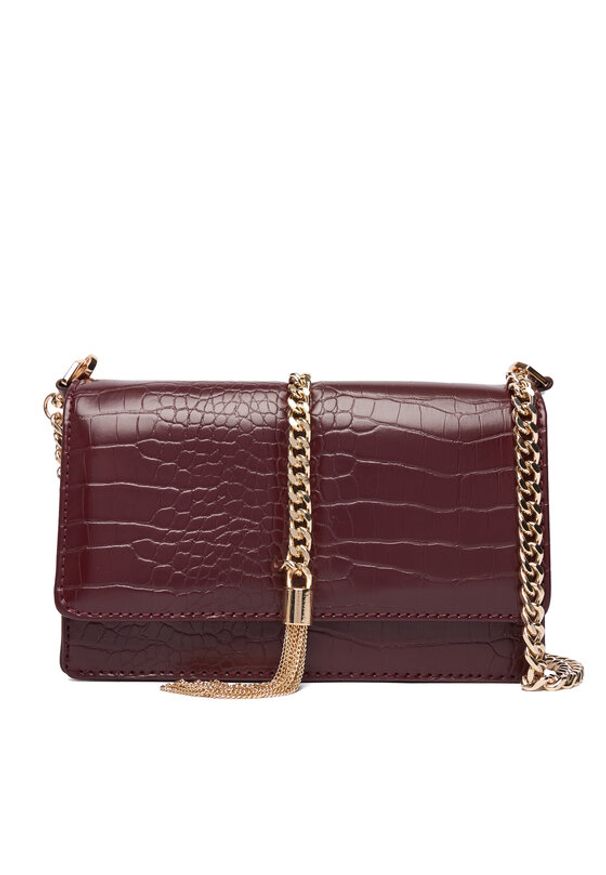 Aldo Torebka Lilitha 14143773 Bordowy. Kolor: czerwony. Materiał: skórzane