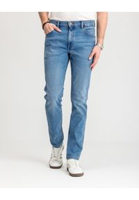 Wrangler - WRANGLER MESKIE SPODNIE JEANSOWE WRANGLER LARSTON COOL TWIST W18SYLZ70 112330749. Okazja: na co dzień. Stan: obniżony. Styl: casual, klasyczny #5
