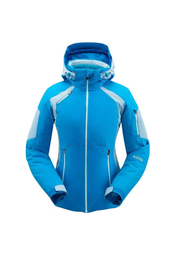 Kurtka narciarska damska Spyder Schatzi Gtx Infinium. Kolor: niebieski. Materiał: poliester. Sezon: zima. Sport: narciarstwo